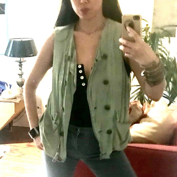 Phillip Lim vest waist coat green never worn - Picture 3 of 6